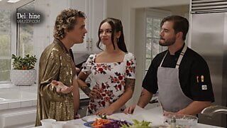 Delphine – April Olsen Leaves Enough Ass For All Of Her Cooks – LAA0072 – EP1